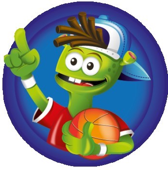 Logo Sjors Sportief met bal in de hand